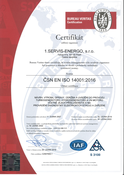 certifikat iso 14001